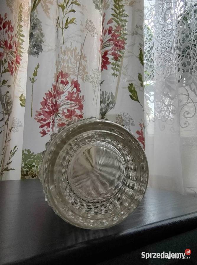 Wazon Sklo Union Candle Wax szkło boho z lat 60 świętokrzyskie Przeczów