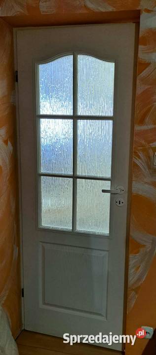 Drzwi Porta białe 2 sztuki z ościeżnicami 70P Złotniki Kujawskie