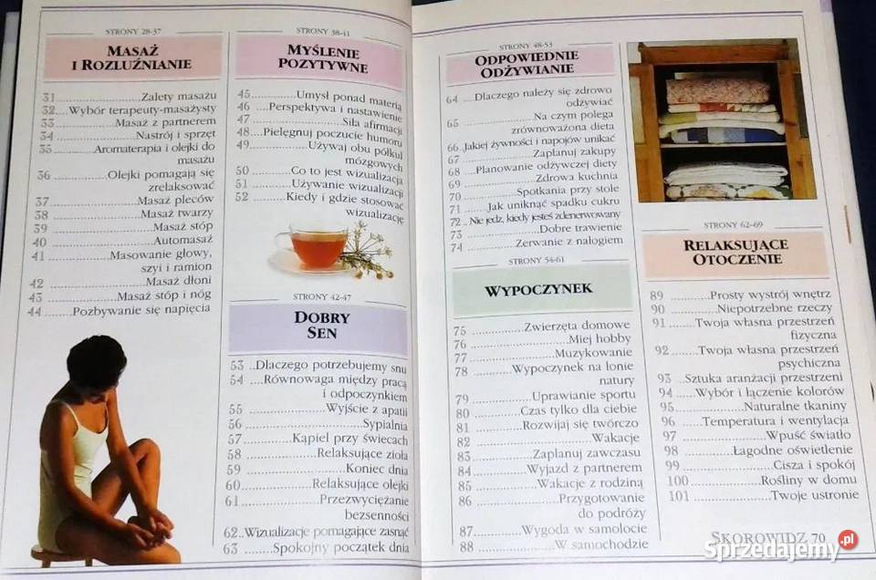 Relaks 101 praktycznych porad Nitya Lacroix Rok wydania 1998 Chełm sprzedam