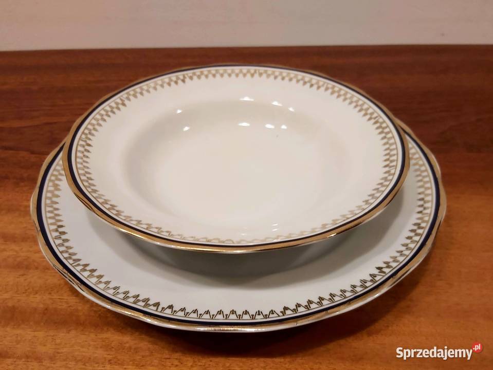 Zestaw obiadowy Karolina designe PRL mazowieckie Józefów sprzedam
