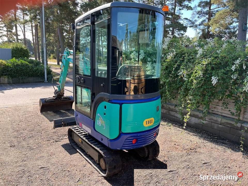 Koparka minikoparka IHI 18NXT 1750 Japonia stan Koparki Piwniczna-Zdrój