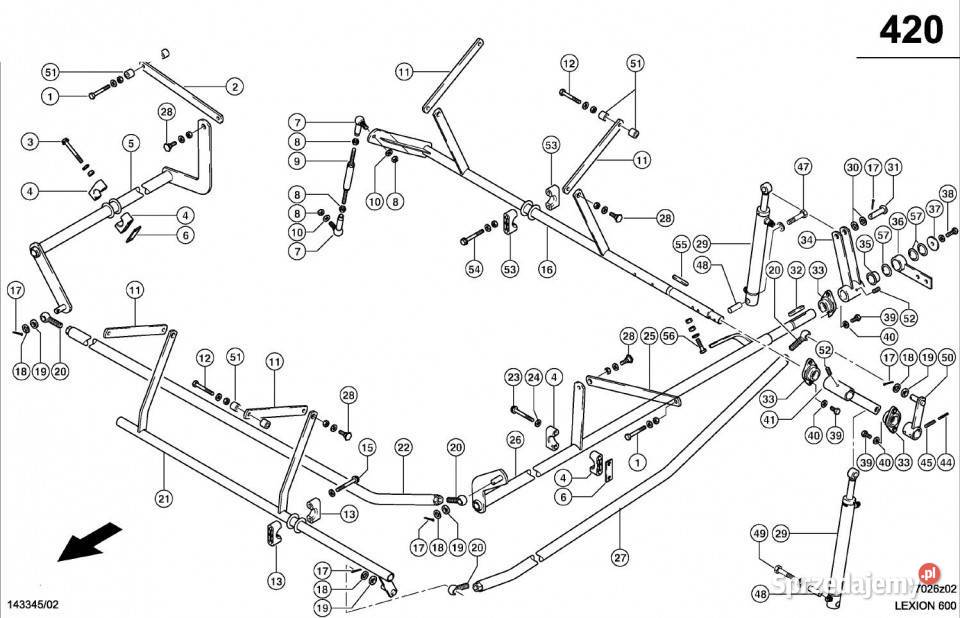 Claas Lexion 600 RURA USTALAJĄCA 0007934391 wielkopolskie