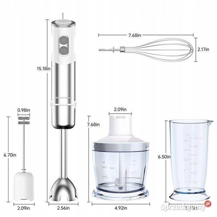 Blender Zanurzeniowy 5 W 1 Housiwill Hb8005 500W Pyskowice