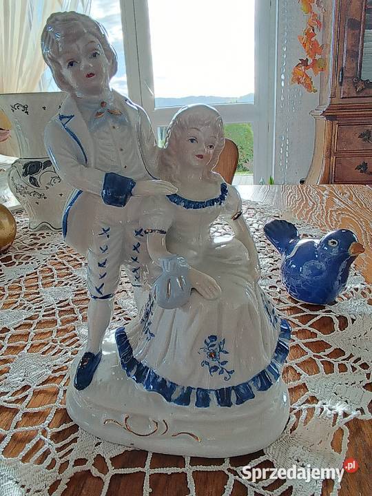 Porcelanowa figurka para Gorlice