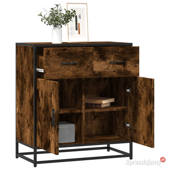 Szafka przydymiony dąb 68x35x76 materiał mazowieckie
