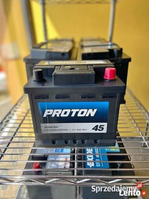 Akumulator 45Ah 350A PROTON DARMOWY DOWÓZ Akumulatory Tychy
