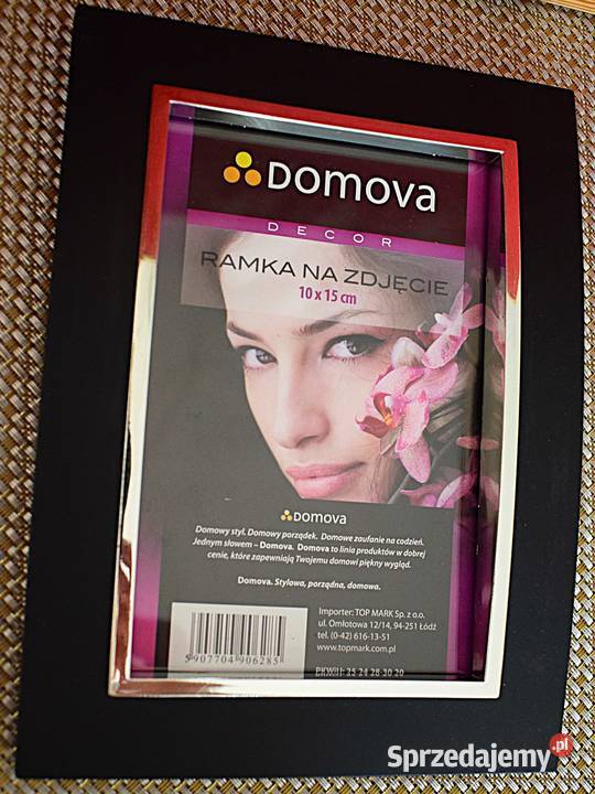 Eleganckie czarne ramki w srebrnych obwódkach Ramki i ramy Chełmno sprzedam