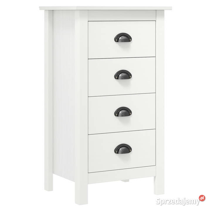 Komoda Hill biała 46x35x80 lite drewno sosnowe mazowieckie Warszawa sprzedam
