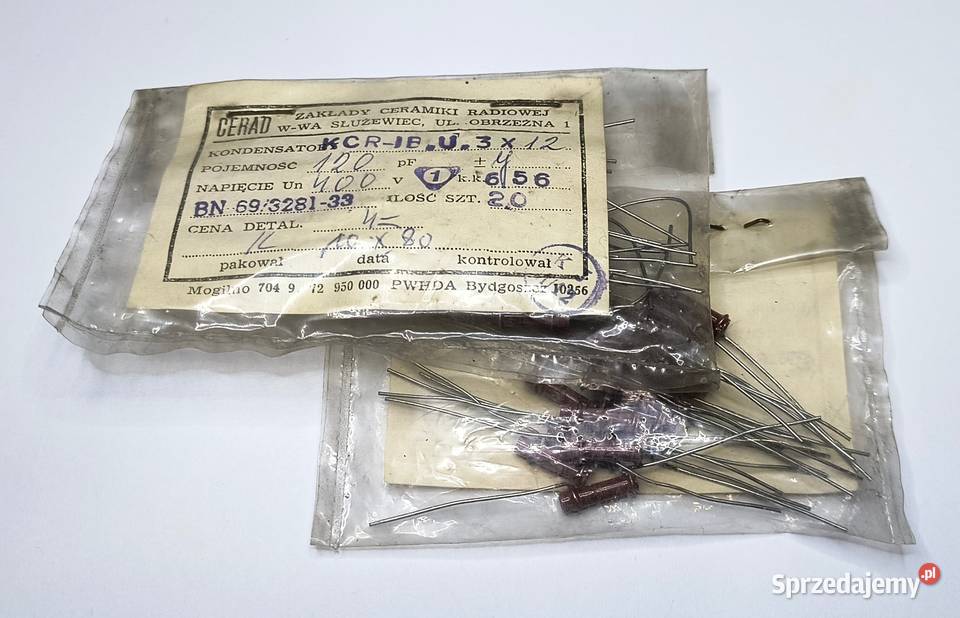 Kondensator 120pF 400V KCR CERAD Gdańsk