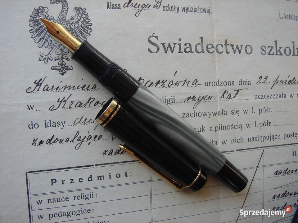 Pelikan 250 stare pióro wieczne z eleganckim mazowieckie Warszawa