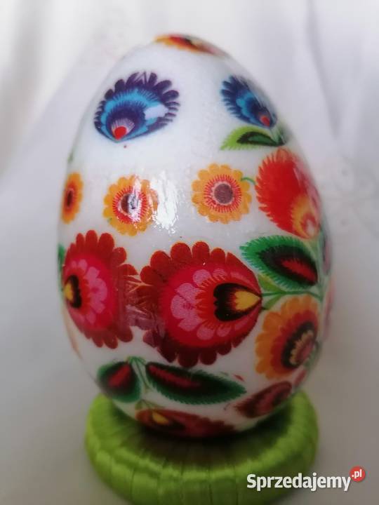 jajko pisanka ozdoba 12 WIELKANOCNE hand made Sierpc