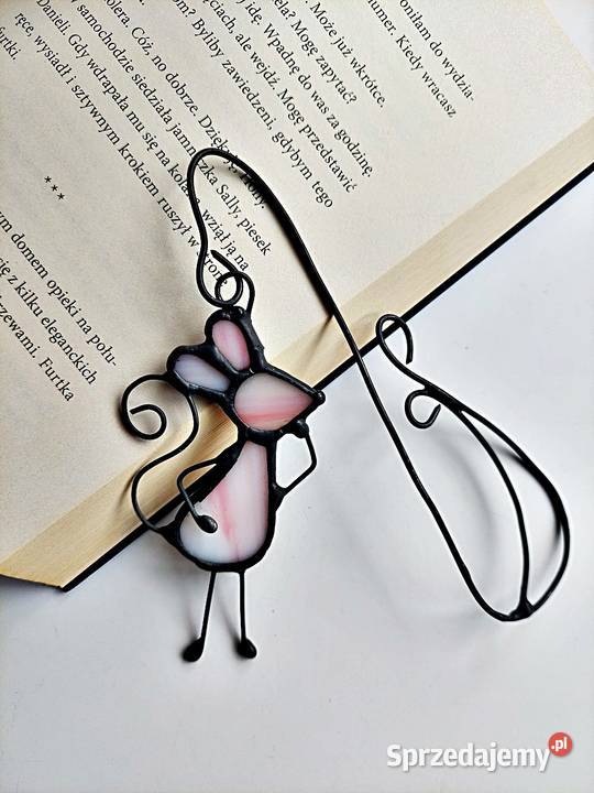 zakładka do książki myszka Pinki witraż Piekary Śląskie