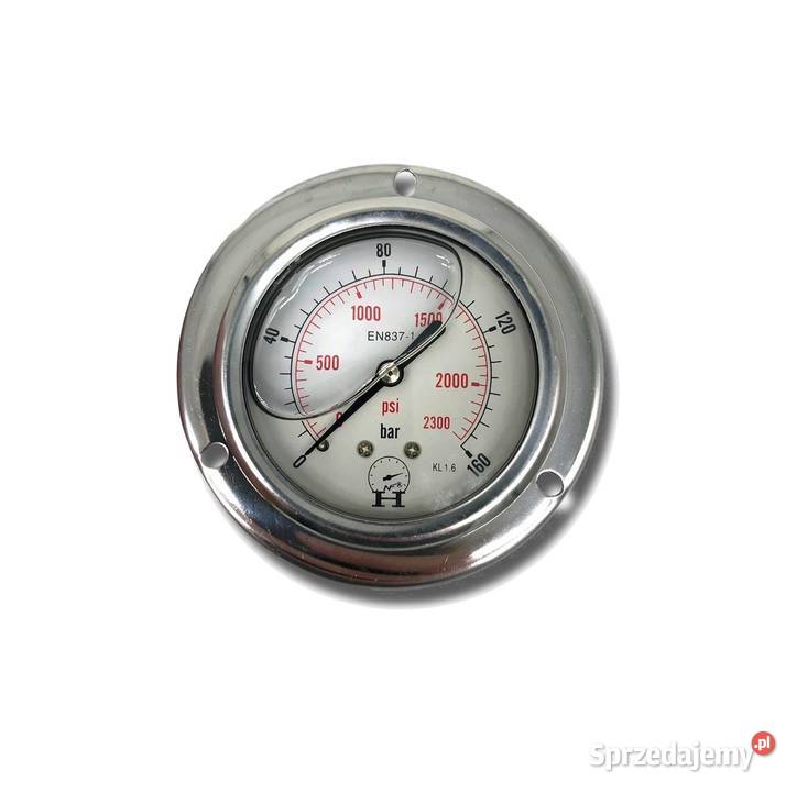 Manometr Tablicowy 0 160 BAR 63mm PRZYŁĄCZE TYŁ Solec Kujawski