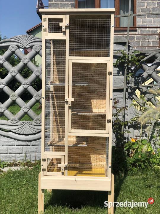 Klatka drewniana koszatniczki szynszyla gryzonia