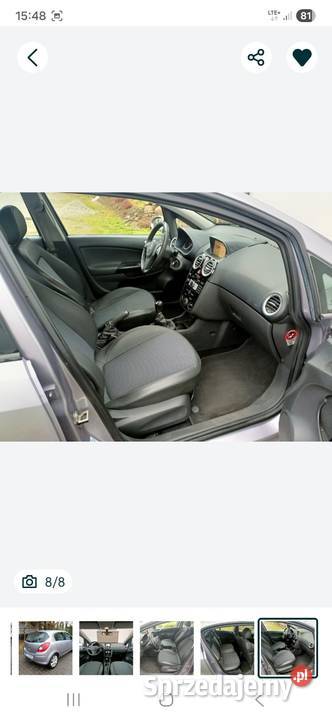 Corsa Navi Klimatronic Zamiana welurowa tapicerka Przemyśl sprzedam