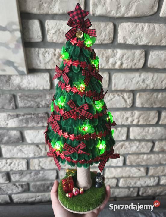Choinka święta dekoracja rękodzieło Łódź