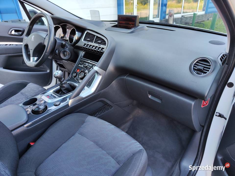 PEUGEOT 3008 20 HDI 150 Panorama Nawi Biała przyciemniane szyby