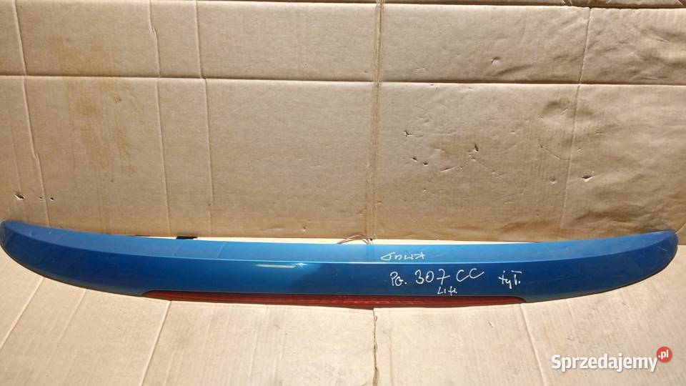 PEUGEOT 307 CC LOTKA KLAPY LAMPA STOP KMUD osobowe Zbierkowo