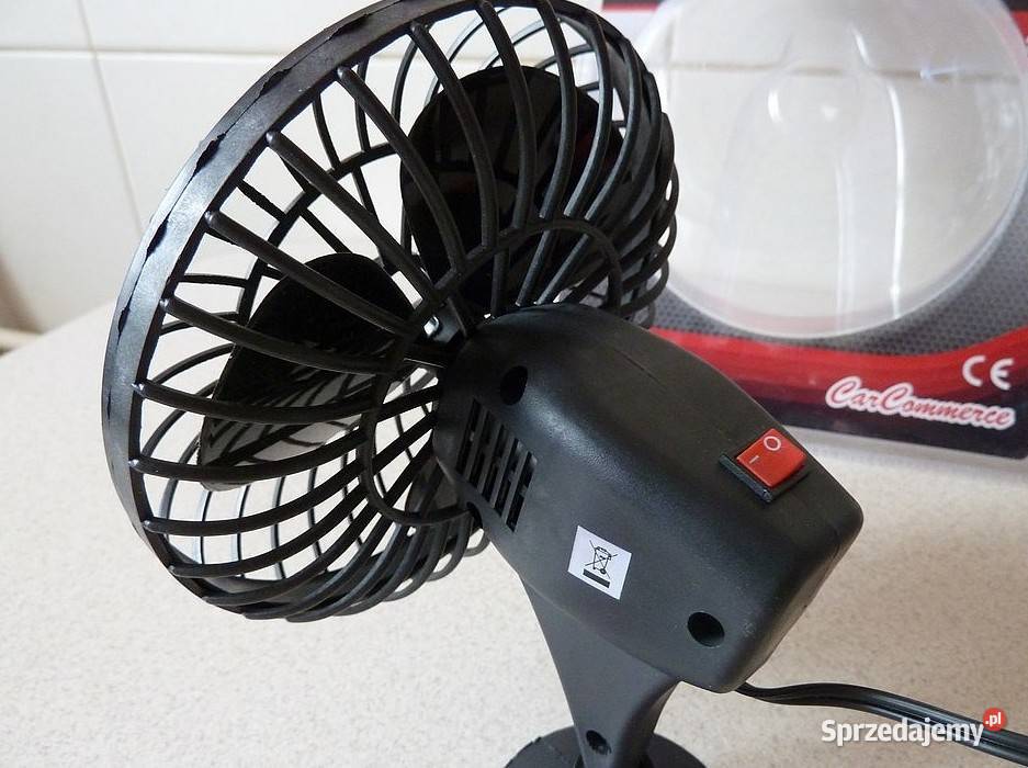 Wentylator Samochodowy Obrotowy 12V NOWY wi Pozostałe