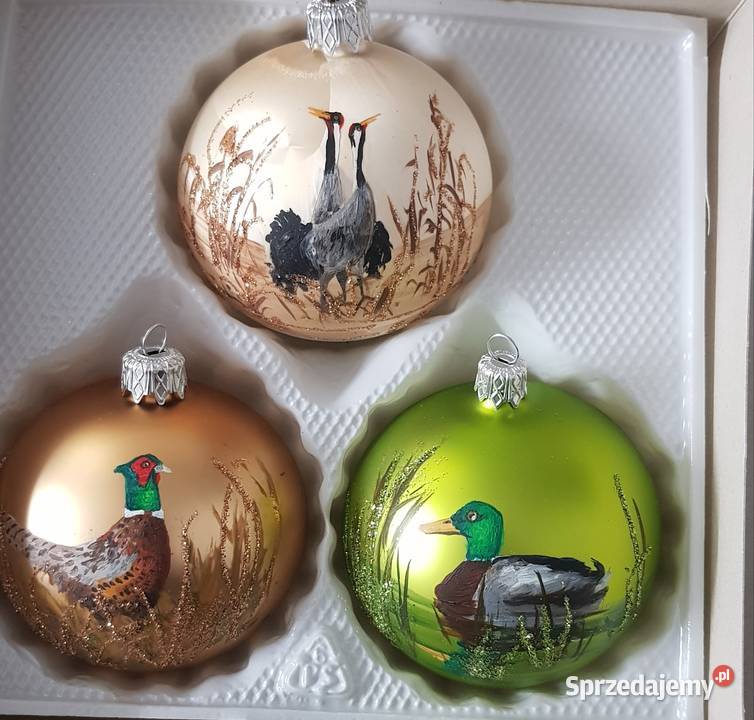 Bombki myśliwskie bańki łowieckie PREZENT Boże Narodzenie mazowieckie Warszawa