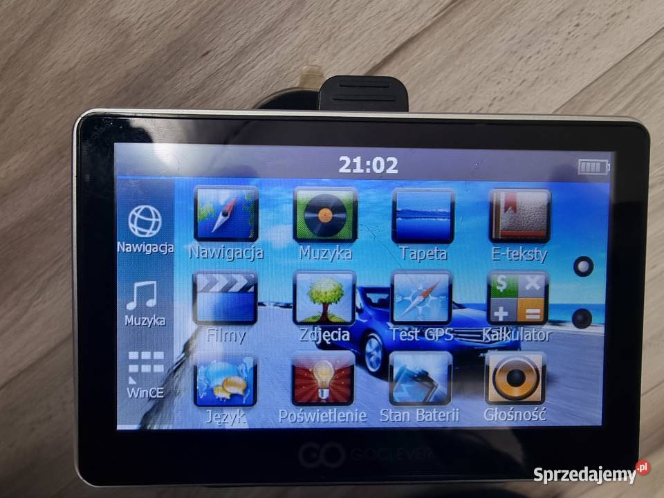 Sprawna Nawigacja GPS GoClever NAVIO 505 Uchwyt Sosnowiec