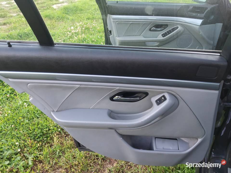 bmw e39 sedan boczki komplet szare skore Imielin