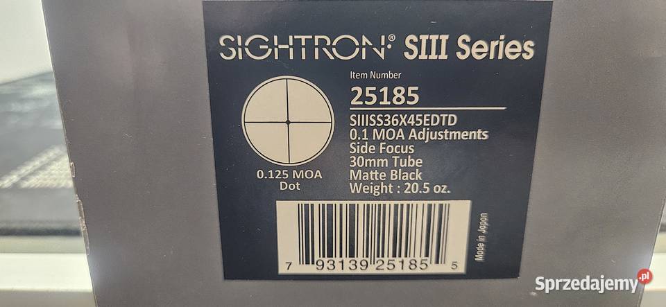 Luneta Singhtron SIII SS 36x45 EDTD Nieporęt sprzedam