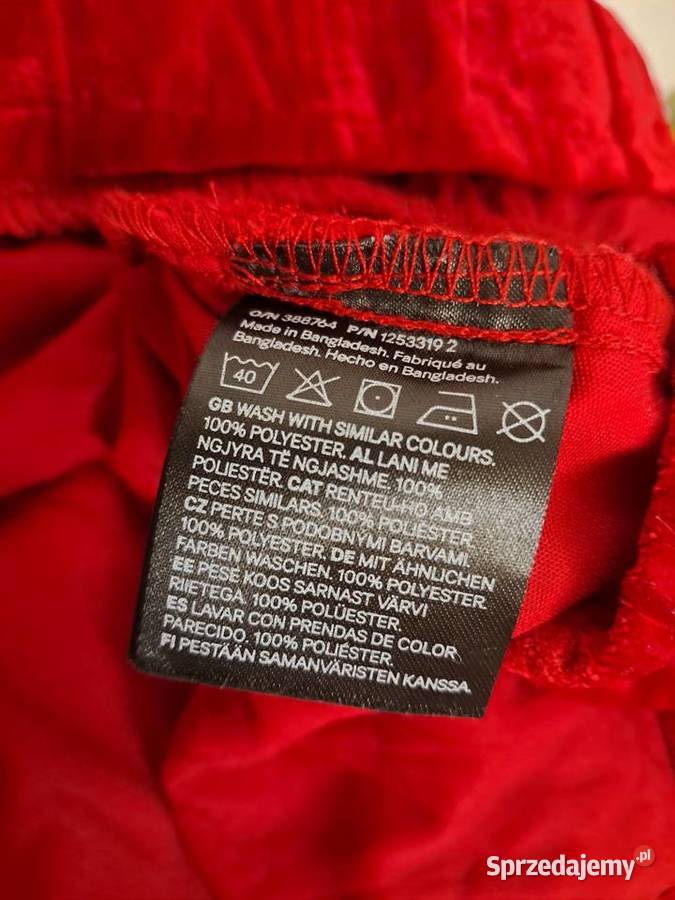 Czerwona sukienka wizytowa dziewczynki Rozmiar 86 Łódź sprzedam