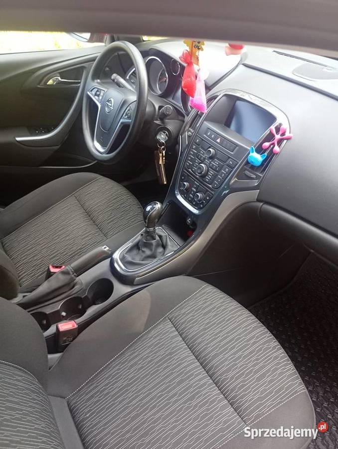Opel Astra J 14 benzyna turbo czerwony