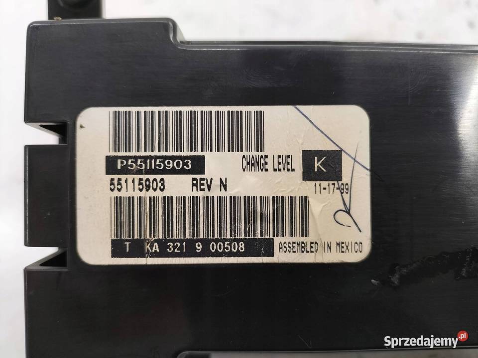 PANEL NAWIEWU P55115903 55115903 Jeep Cherokee osobowe sprzedam