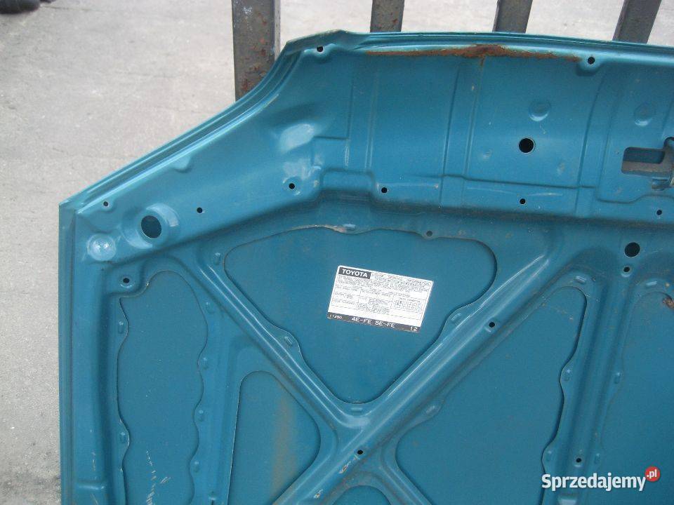 toyota starlet 9699r maska pokrywa silnika Rakoniewice sprzedam