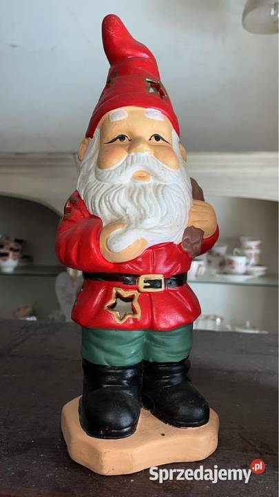 Mikołaj z workiem na świeczkę Ozdoba Boże Gdańsk