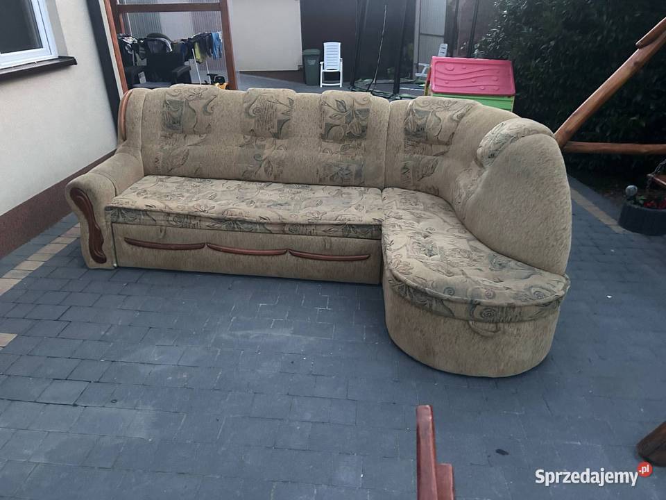 Narożnik z funkcją spania świętokrzyskie sprzedam