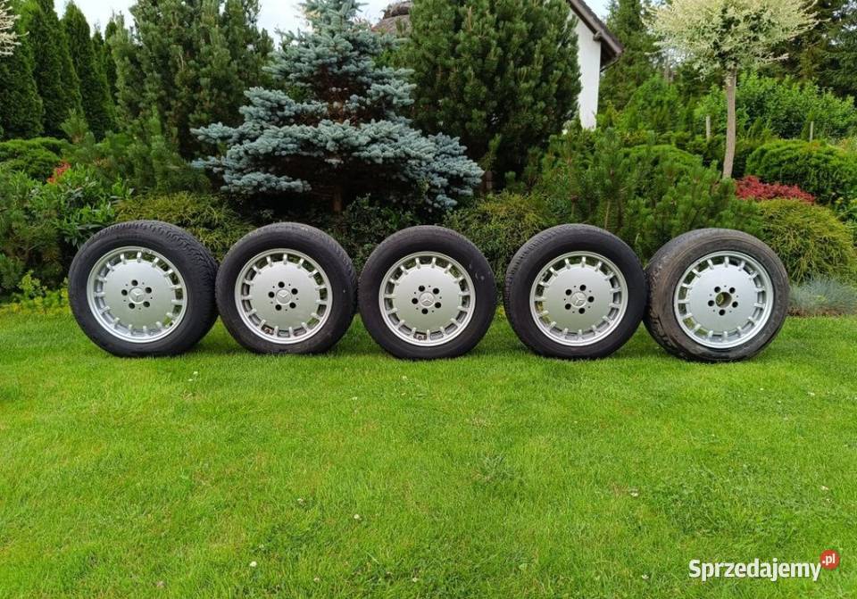 Alufelgi guli 8jx16 et34 orginał Mercedes R129 Samochodowe zachodniopomorskie Biały Bór