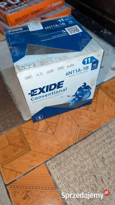 Akumulator Exide 6v 11Ah 95A 6N11A1B Miętne