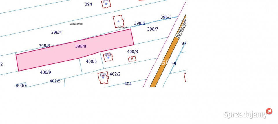 Sprzedam grunt 3310m2 Wilczkowice handlowo-usługowa Sprzedaż