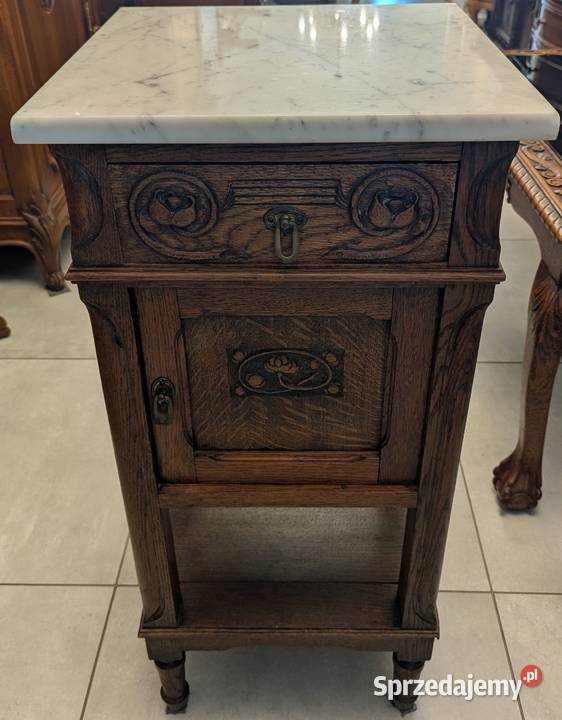 Dębowa szafkakomoda secesyjnasklep Dąbrowa Dąbrowa Górnicza