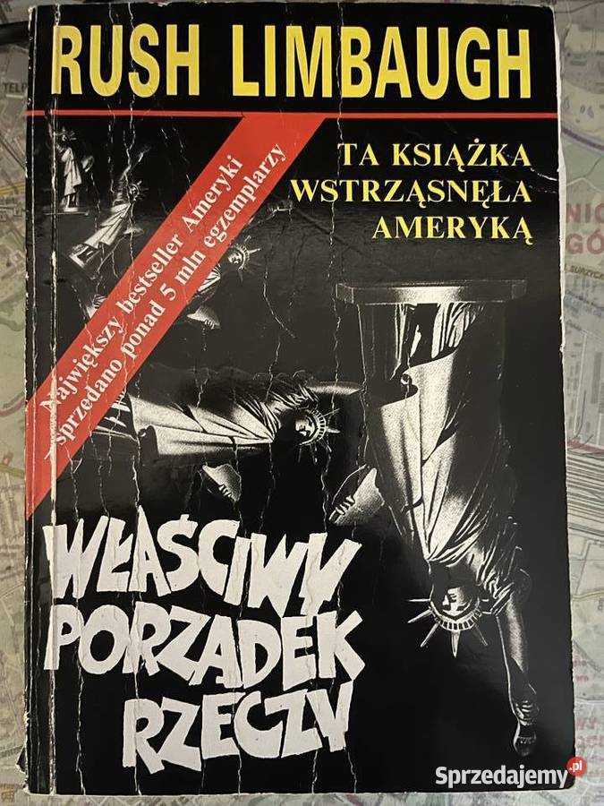 Książka Właściwy Porządek Rzeczy Rush Limbaugh sprzedam
