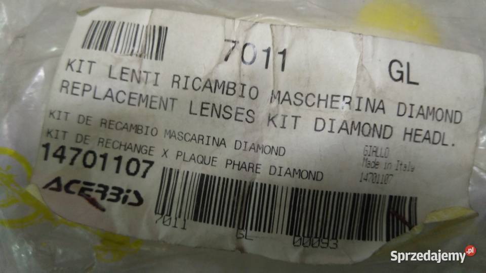 KLOSZ SOCZEWKA LAMPY REFLEKTORA Acerbis Diamond podlaskie