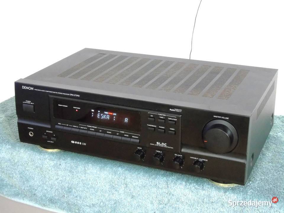 Amplituner Denon DRA275 RD sprawny i ładny podkarpackie Jasło