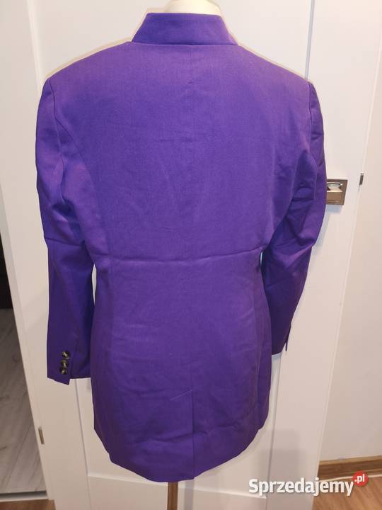 Marynarka długa fioletowa nowa 40 Moda i Styl Pobiedziska