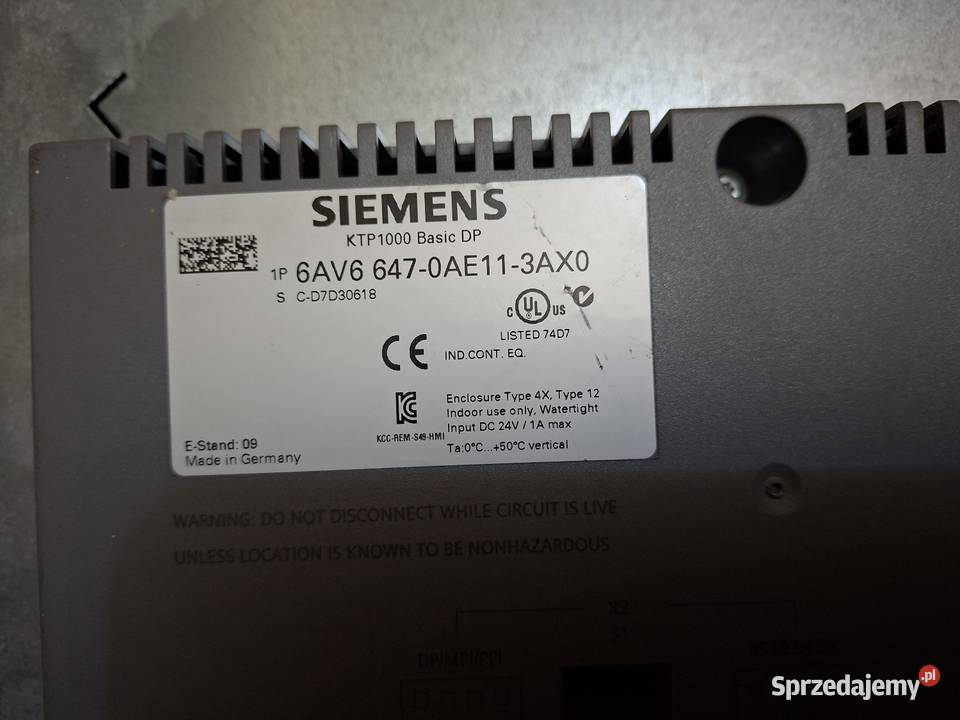 Siemens KTP1000 Basic DP Bielsko-Biała