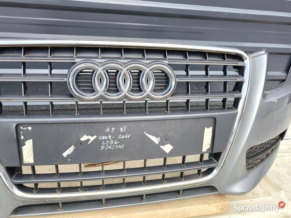 ZDERZAK PRZÓD KOMPLETNY SPRYSKI AUDI A5 8T Zderzaki Przystajń sprzedam