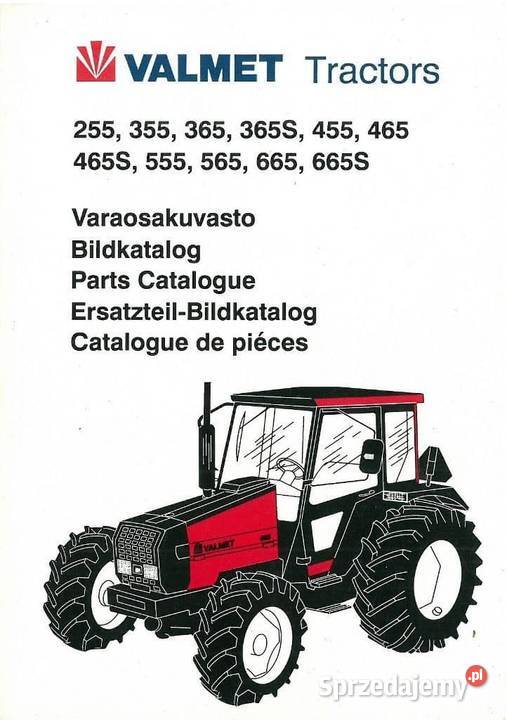 VALMET 255 355 365 365S 455 465 katalog części