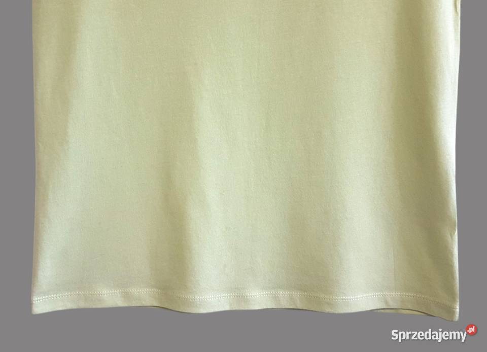 Damska bluzka oliwkowa z krótkim rękawem sprzedam