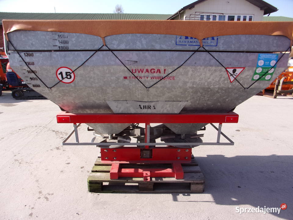 Rozsiewacz dwutarczowy ocynkowany ABRA MAXI nieuszkodzony Rozsiewacze nawozów Opoczno