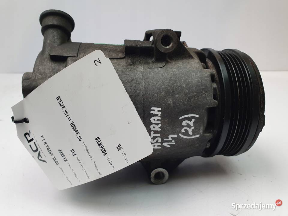 SPRĘŻARKA KLIMATYZACJI OPEL ASTRA III H 14 16V osobowe lubelskie Chełm