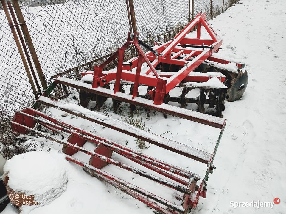 Talerzwka KaRol 2m z wałkiem rurowym nieuszkodzony Baniewice