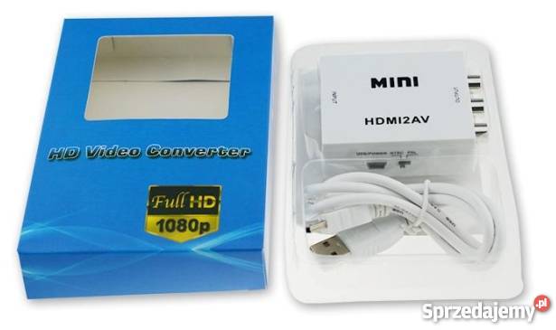 HDMI2AV konwerter hdmi audiovideo łódzkie Łódź