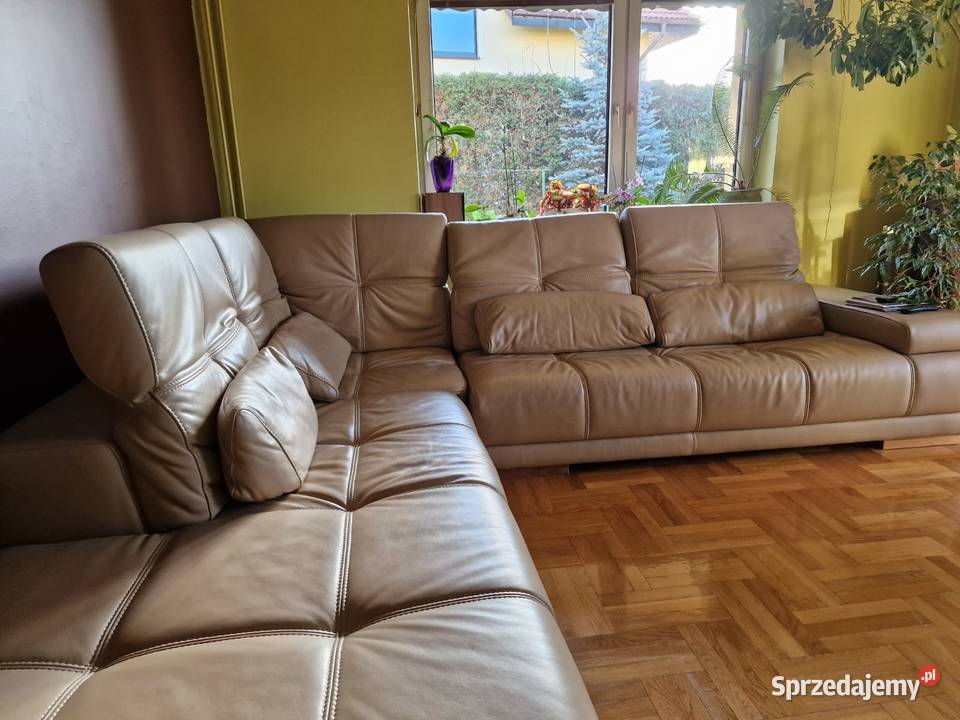 Kanapa rogówka ze skóry stan idealny sprzedam